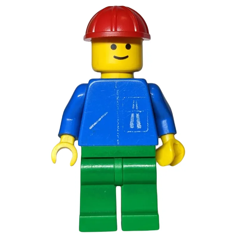 Blue Torso, Green Legs, Red Helmet