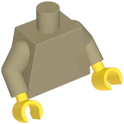 Torso, Robe, Black/White Time, Tan Shirt, Yellow Pocket Watch Print, Dark Tan Arms, Yellow Hands