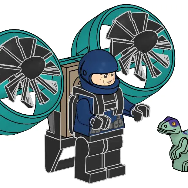 Guard with Jet Pack and Raptor