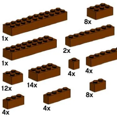 Assorted Brown Bricks