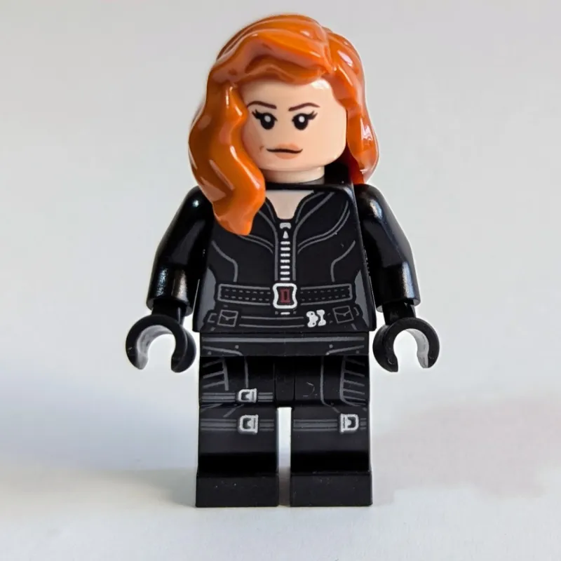 Black Widow, Black Jumpsuit, Printed Legs (85974 Hair)