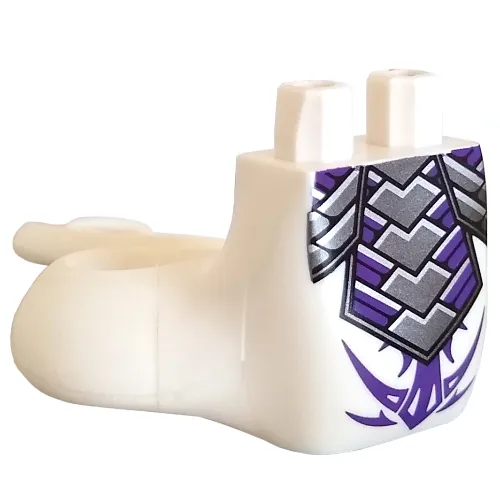 Lower Body with Tail (Snake) with Dark Bluish Gray/Dark Purple Belly print