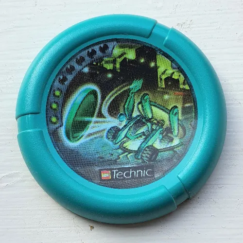 Large Figure Throwing Disk, Turbo / City, 3 Pips, Turbo Throwing Disk Print