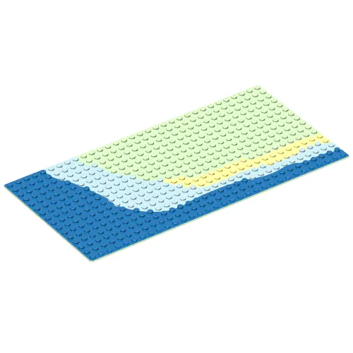 Baseplate 16 x 32 with Beach Print