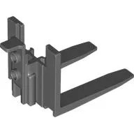 Forklift Forks, Wide Reinforced [with Rubber Belt Holder]