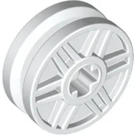 Wheel 18 x 8 with Fake Bolts and Shallow Spokes and Axle Hole