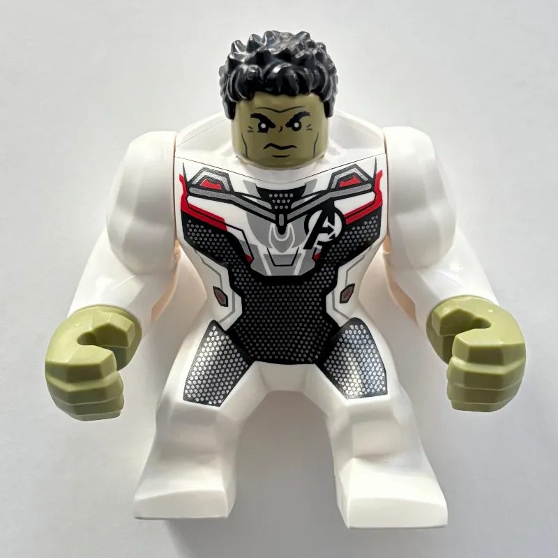 Hulk (Big Fig), White Jumpsuit with Avengers Logo