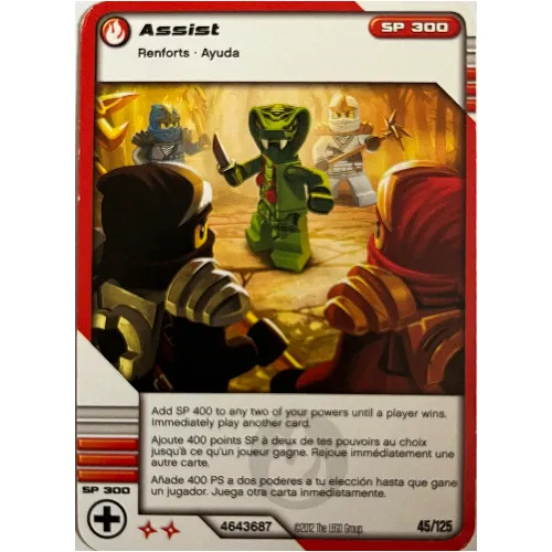 Trading Card, Ninjago Deck #2: 45 - Assist - North American Version
