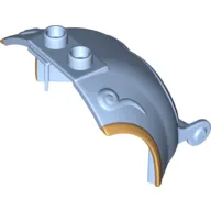 Duplo Horse Carriage / Coach Top Curved with Gold Outline Print (Pumpkin)