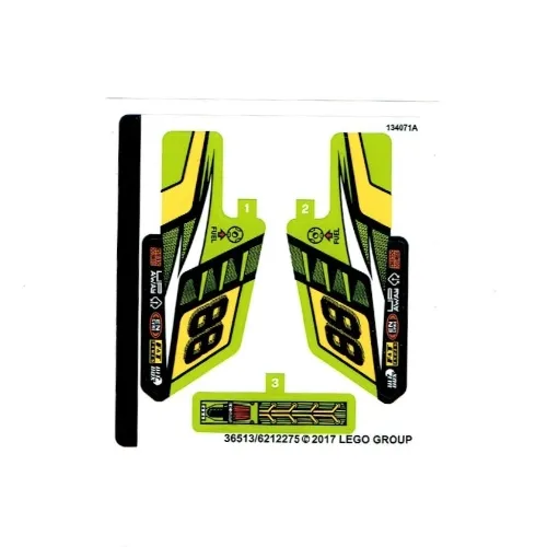 Sticker Sheet for Set 42072-1