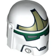Helmet Mandalorian with Holes, Jaw and Dark Green and Olive Green Print