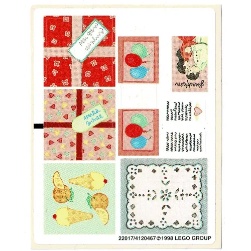 Sticker Sheet for Set 3108-1