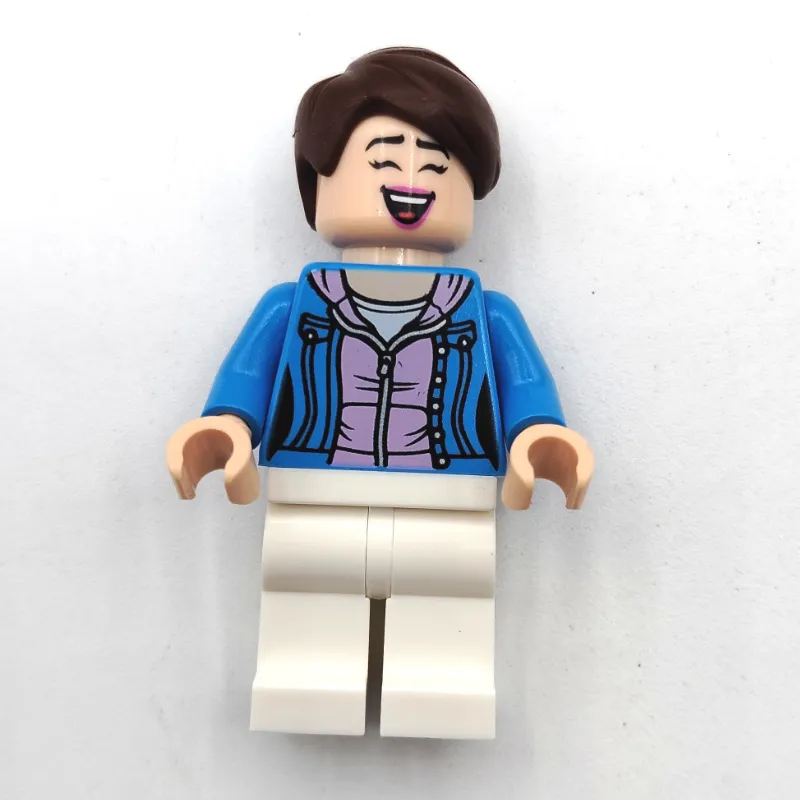 Soccer Fan, Dark Azure Jacket, Reddish Brown Hair