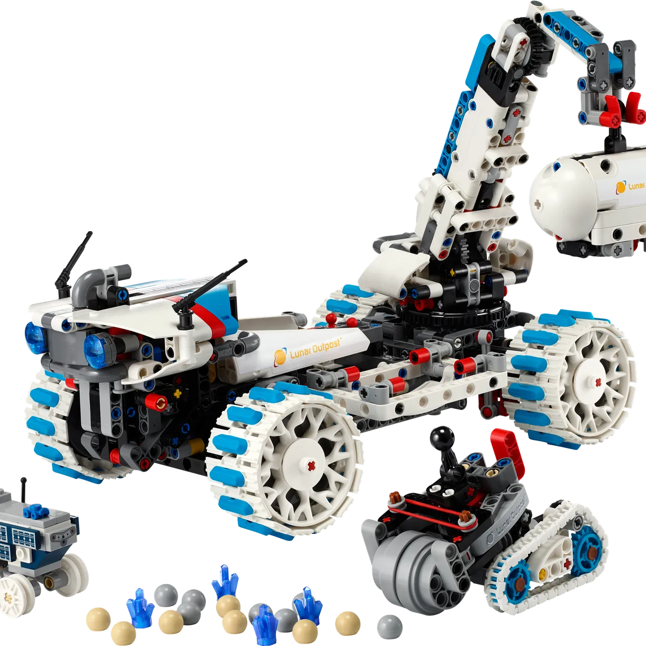 Lunar Outpost Moon Rover Space Vehicle