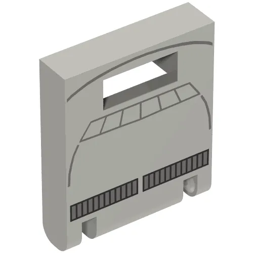 Box 2 x 2 x 2 Door with Slot and Black Sith Infiltrator Print [4493]