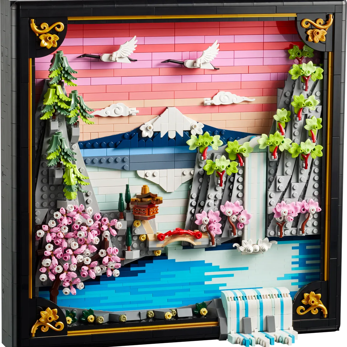 Japanese Cherry Blossom Landscape