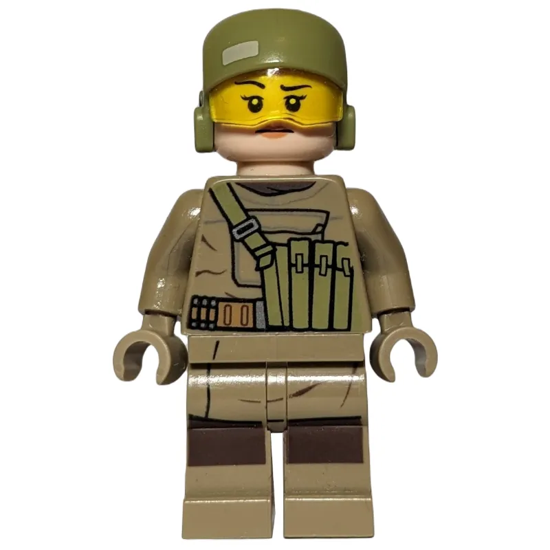 Resistance Soldier, Female, Olive Green Helmet