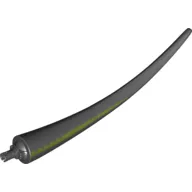 Animal Body Part, Dinosaur, Indoraptor Tail, with Pin, Olive Green Stripes