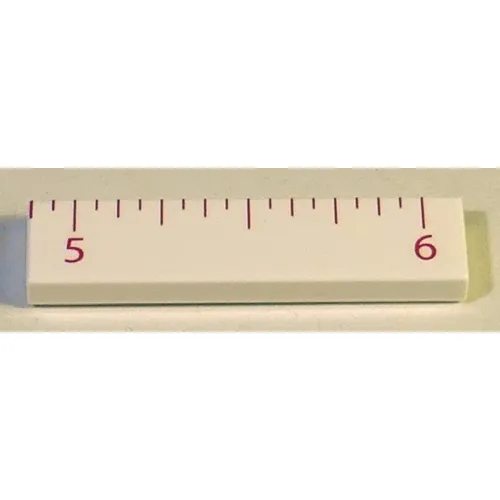 Tile 1 x 4 with Ruler INCH 5 - 6 Pattern