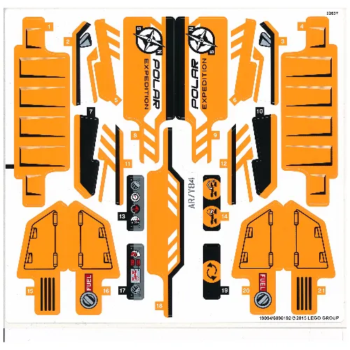 Sticker Sheet for Set 42038-1