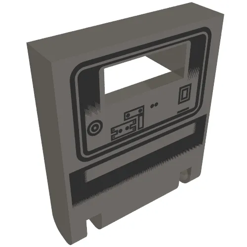 Box 2 x 2 x 2 Door with Slot and Gonk Droid Print