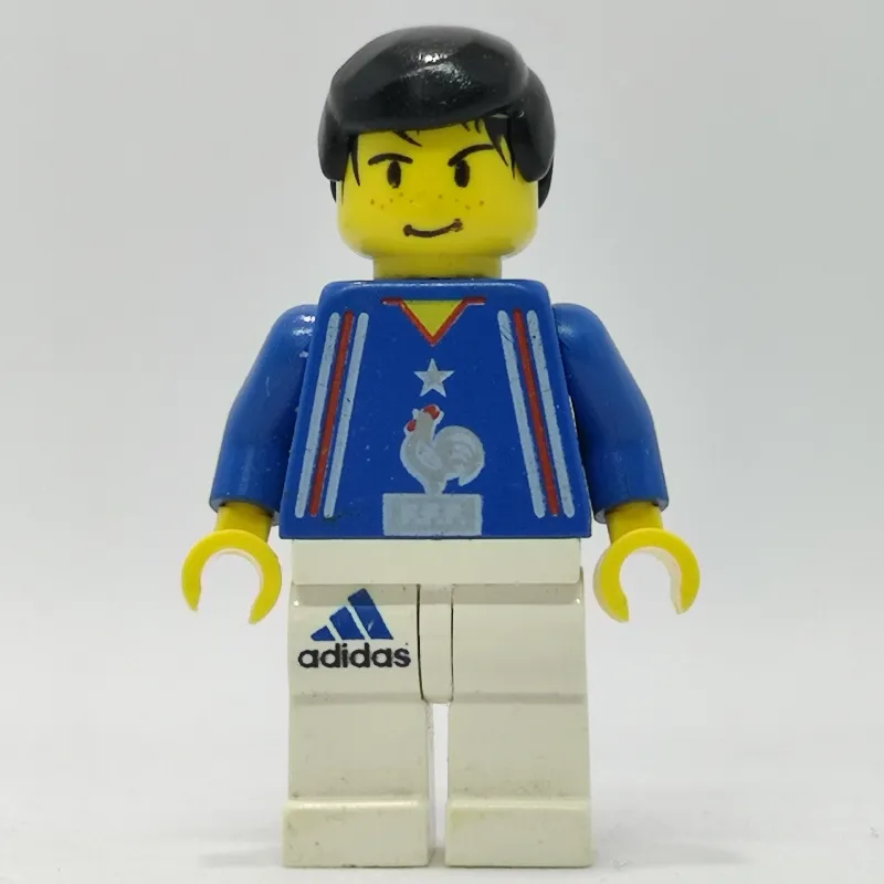 Soccer Player Blue Torso, White Legs 1