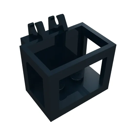 Crane Basket 2 x 3 x 2 with Non-Locking Hinge Fingers