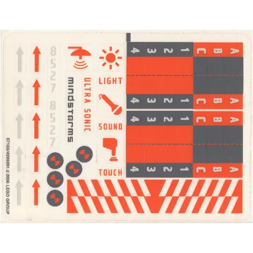 Sticker Sheet for Set 8527-1