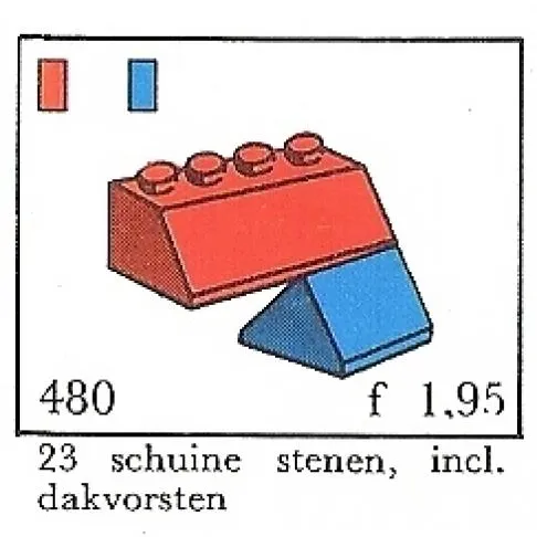 Slopes and Sloped Double 2 x 4, Blue (System)