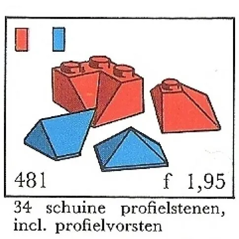 Slopes Regular, Double, Angle, Valley and Corner, Red (System)