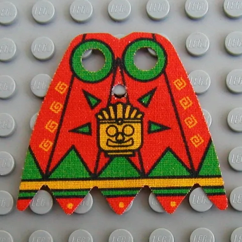 Neckwear Cape, Rounded Ends and Mayan Print