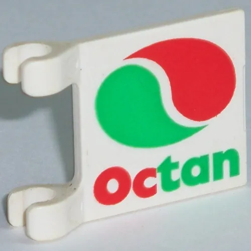 Flag 2 x 2 Square [Thin Clips] with Octan Logo Print