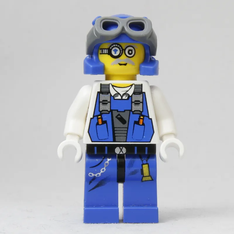 Brains, Blue, with Goggles