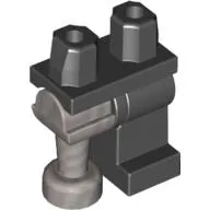 Left Leg, Pearl Light Gray Pirate Peg Leg, and Black Hips