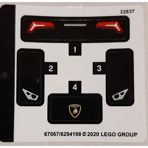 Sticker Sheet for Set 30342-1