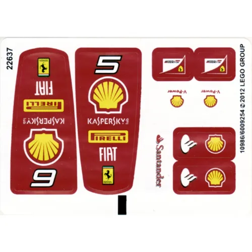 Sticker Sheet for Set 30190-1