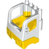 Duplo Truck Semi-Tractor Cab with Yellow Base