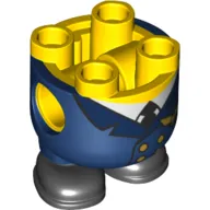 Minion Body, Dark Blue Pilot Suit print