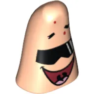 Minifig Head Special, Starfish with Sunglasses Print (Patrick)