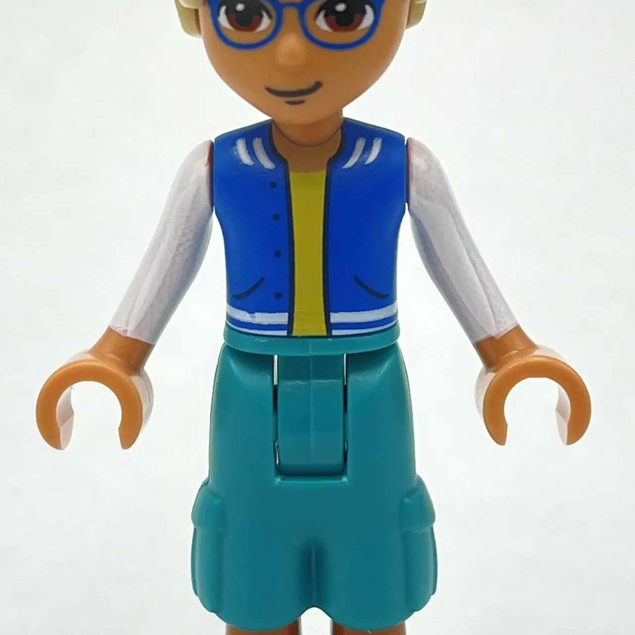 Sebastian - Blue Jacket, Dark Turquoise Pants, Tan Hair