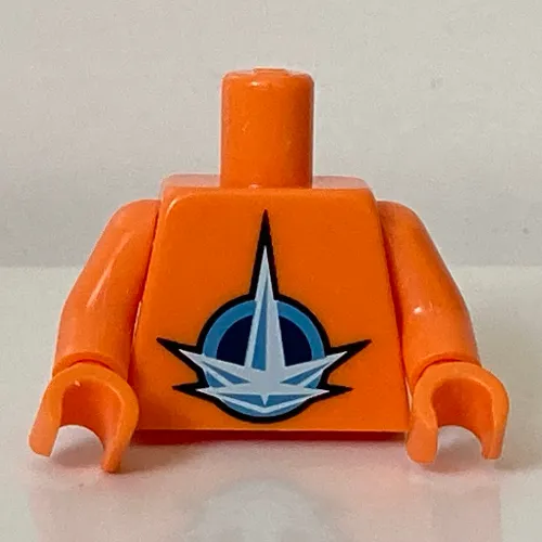 Torso LEGO Universe Nexus Astronaut Print, Orange Arms and Hands