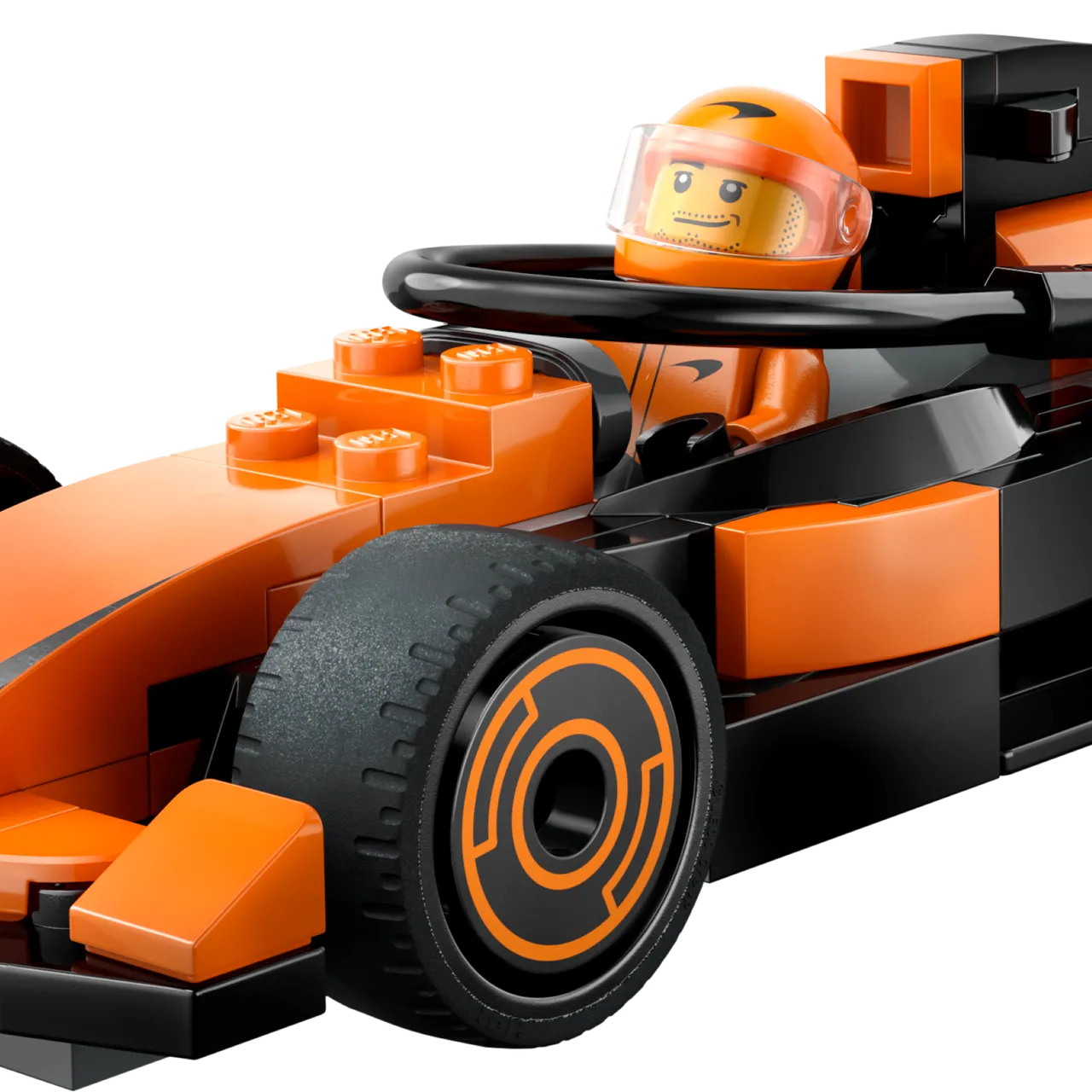 F1 Driver with McLaren Race Car