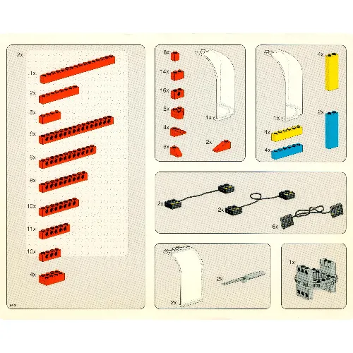 Activity Booklet 2 - Parts Tray Organizer Card - Set 9701