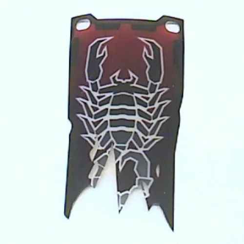 Flag 4 x 9 with Knights' Kingdom II Scorpion Print