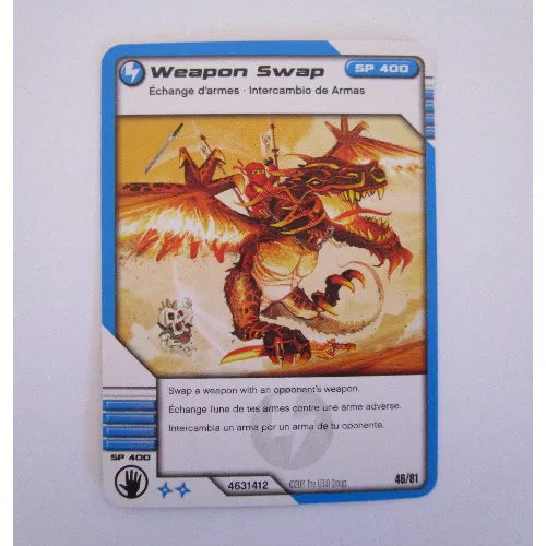 Trading Card, Ninjago Deck #1: 46 - Weapon Swap - International Version