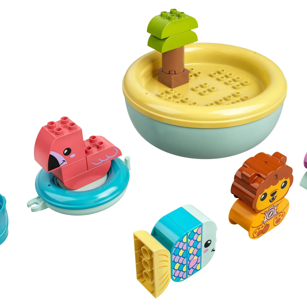 Bath Time Fun: Floating Animal Island