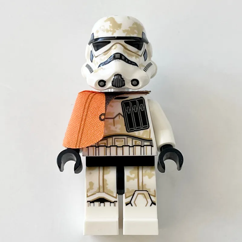 Sandtrooper Squad Leader / Captain, Orange Pauldron, Neck Bracket