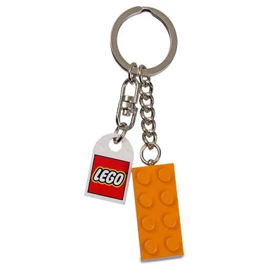 Orange Brick Key Chain