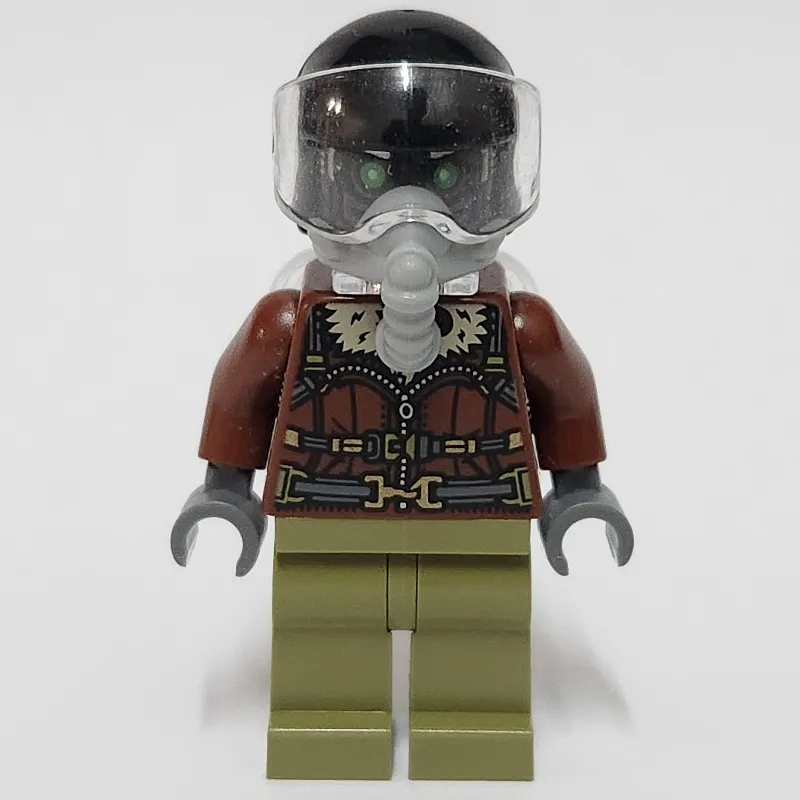 Vulture, Reddish Brown Jacket, Black Helmet