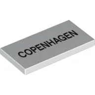 Tile 2 x 4 with 'COPENHAGEN' Print